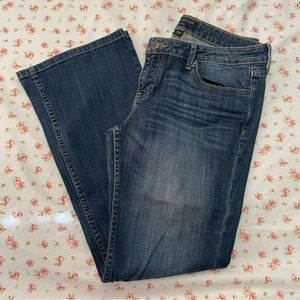 banana republic petite low rise bootcut 90s style jeans